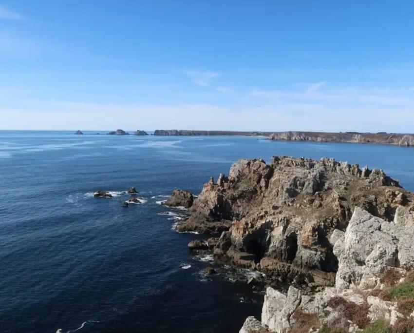 Maison A Morgat En Bretagne Sur La Presqu'Ile De Crozon Situee A 800 M De La Mer Piscine Chauffee Toute L'Annee Travaux Piscine Du 10 Au 20 Juin 2025 Крозон Экстерьер фото